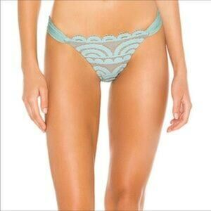 NWT Pilyq Azura Lace Fanned Swim Bikini (full coverage)